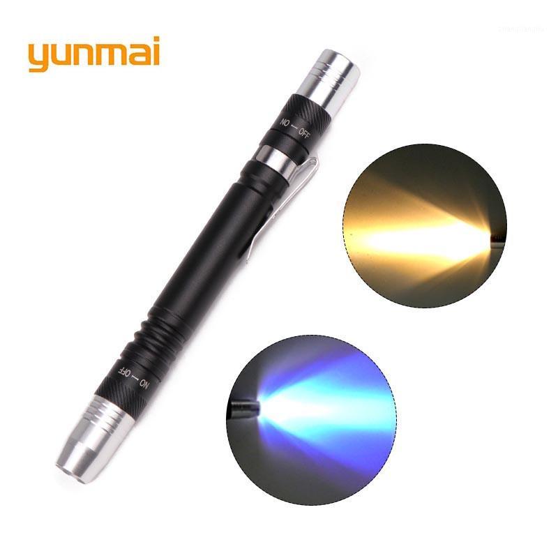 

Pen Light Mini Portable Led 2000 Lumens 1 Switch Mode Led For The Dentist Xpe White Light Purple1