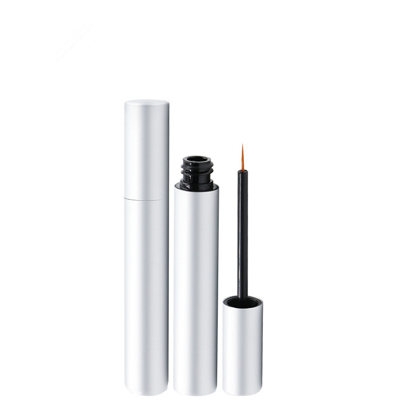 

50pcs 3ml Matte Silver Mascara Eyelash Growth Serum Tubes Empty Lash Lift Liquid Eye Liner Beauty Containers Packaging Bottles