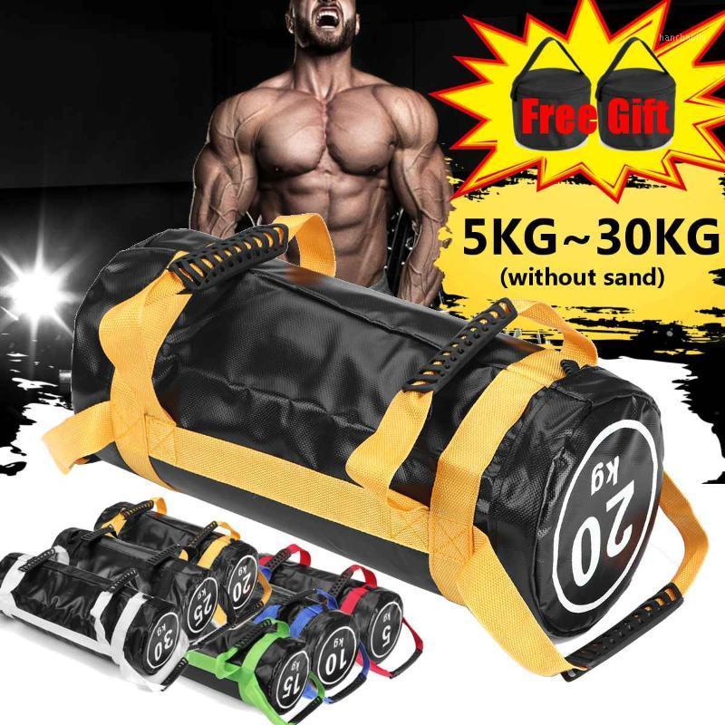 

5~30kg PVC Filled Weight Sand Power Bag Strength Training Fitness Exercise Cross-fits Sand bag Body Building Gym Power Sandbag1