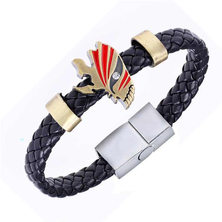 

Charm Bracelets Anime Cosplay BLEACH Leather Bracelet & Bangle Accessories Fashion Gifts 2021 Arrival