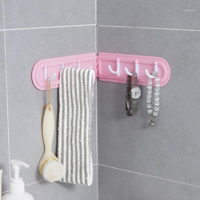 

Corner Hook Wardrobe Organizer Bathroom Hanger Wall Suction Mounted self-adhesion Kitchen Storage Rack Save Space Home Decor1