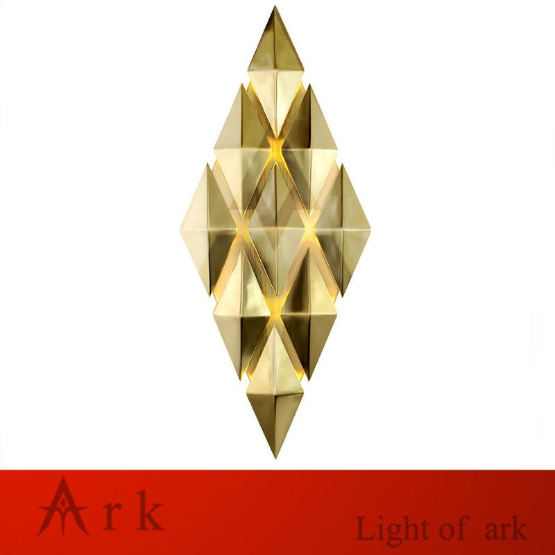 

Postmodern Nordic minimalist stainless steel wall lamp living room bedroom exhibition hall aisle TV background luxury LED light