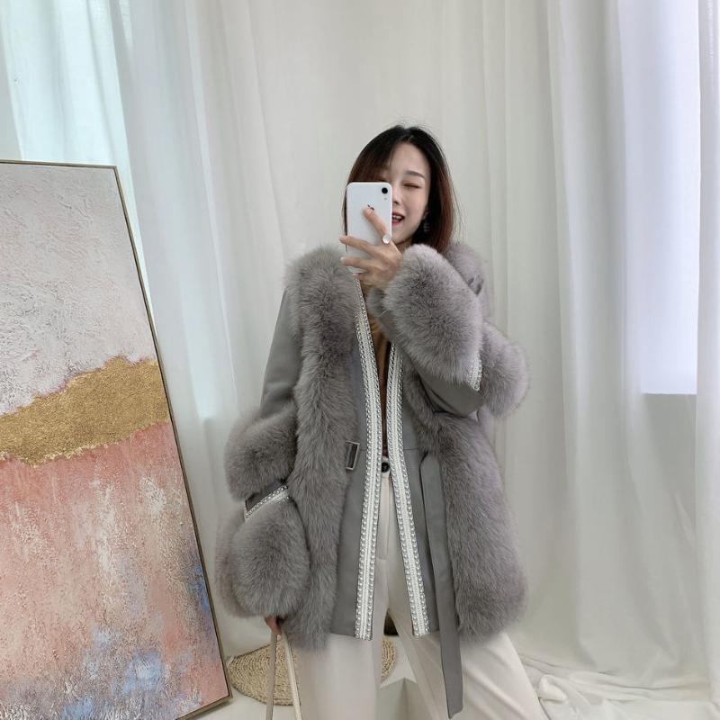 

Women 2021 Autumn Winter Fashion Faux Fur Coat Female Imitation Fur Jacket Ladies Long Sleeve Coats Casual Elegant Outwear S967, White