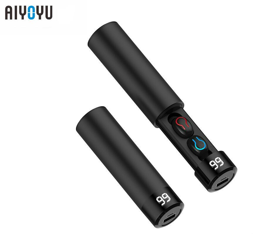 

Q67 TWS Mini Bluetooth Earphone 5.0 Wireless Earbuds 3D Stereo With Dual Mic Sports Waterproof Earphones Auto Pairing Headset, Red