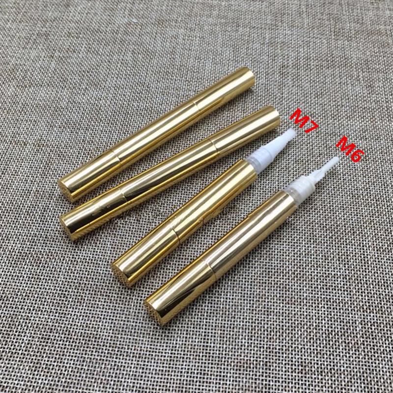 

3ml Empty gold Twist Pen Cosmetic Container Lip Gloss Eyelash Growth manicure Nail Care maquiagem F20212613