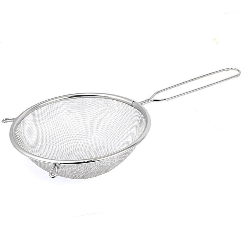 

Kitchen Flour Colander Sifter Sieve Oil Mesh Wire Strainer 16cm Dia1