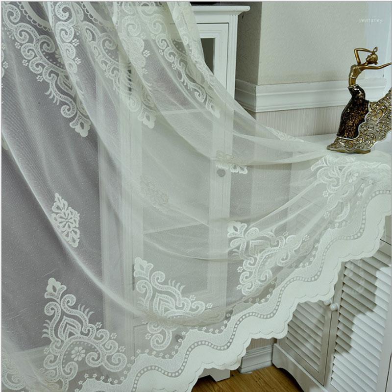 

Modern simple high - grade lace jacquard tulle curtains for Bedroom 3 colors can be selected Voile Curtain for Living Room1, Colour 2
