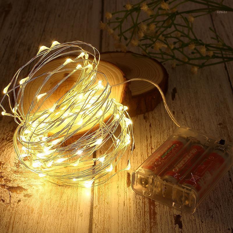 

1M 2M 3M 5M 10M Copper Wire LED String Lights Christmas Decorations for Home New Year Decoration Navidad 2020 New Year 20211