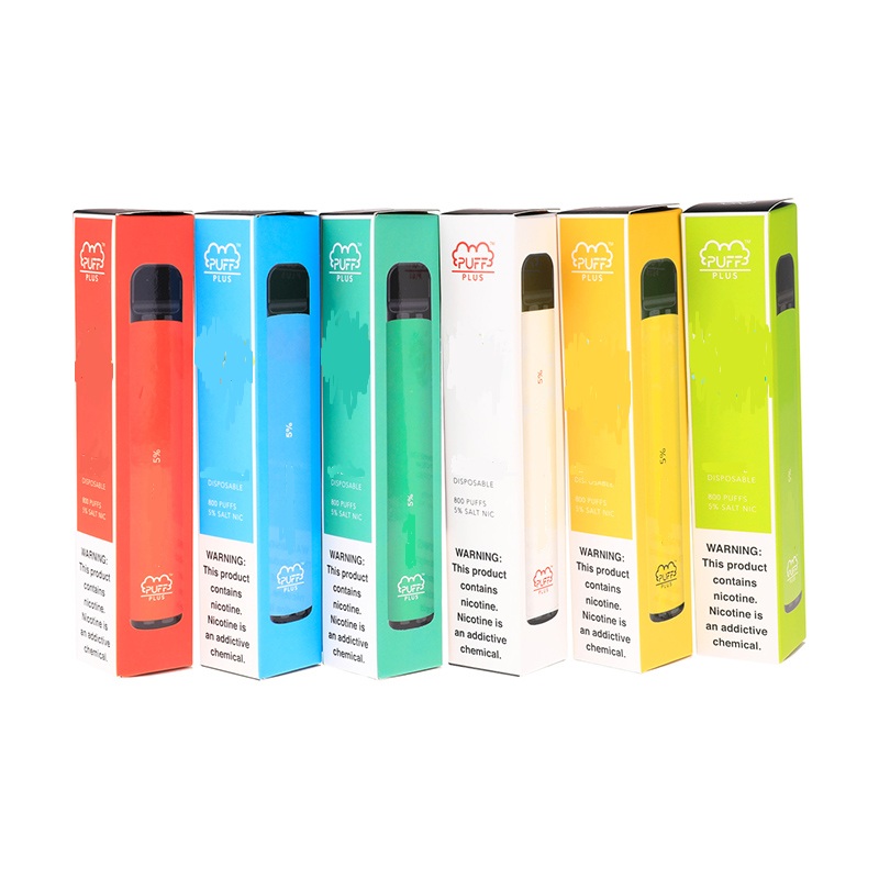 

2021 upgrade Puff Bar Plus Disposable Vape Pen 800+puffs 3.5ml Wholesale price from source Manufacturer