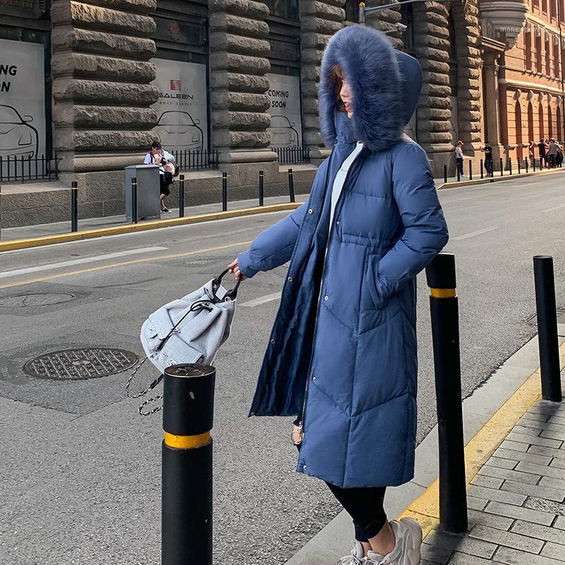 

2019 Big Fur Collar Fashion Women Winter Jacket Cotton Padded Warm Thicken Ladies Long Coats Parka Womens Jackets New Arrival1, Beige