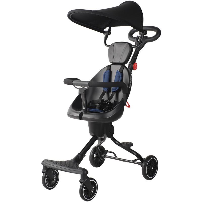 

2020 New simple comfortable stable baby stroller collapsible multifunctional baby stroller children's light folding 6M-3Yes