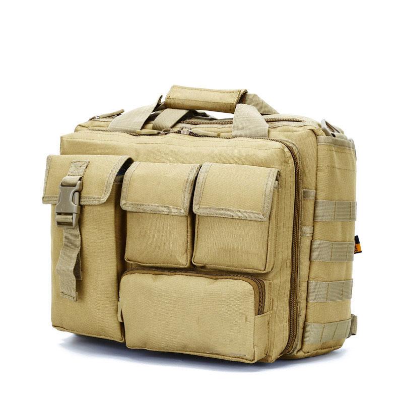 

Outdoor Shoulder Bag Tactical Nylon Messenger Multifunction Backpack Laptop Handbags Climbing Hiking Hunting Bag, Camou