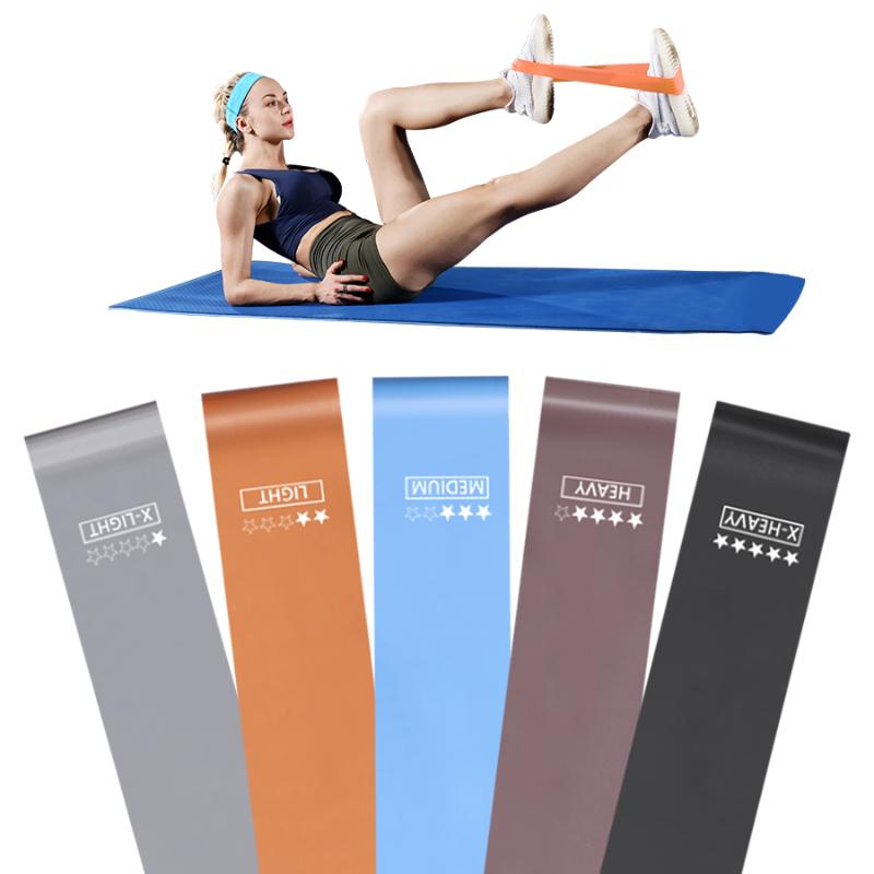 

Yoga Elastic Resistance Bands Set Workout Equipment Indoor Training Fitness Gum Exercise Resistance Sport Rubber Loop Bands