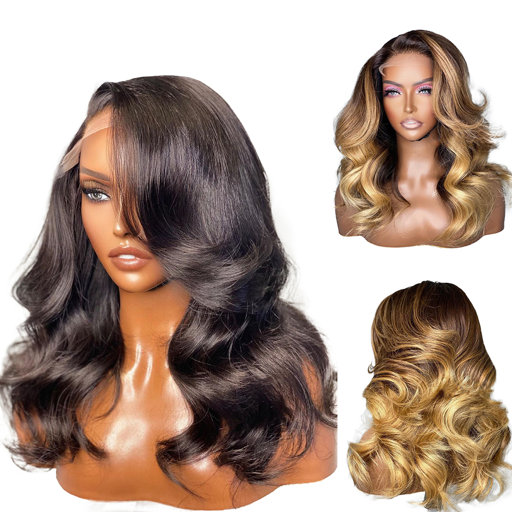 

Body Wave Wig For Women Brazilian 13x4 13x6 Lace Front Human Virgin Hair Wigs Loose Wave Plucked With Baby Hair 150% Density, Natural color