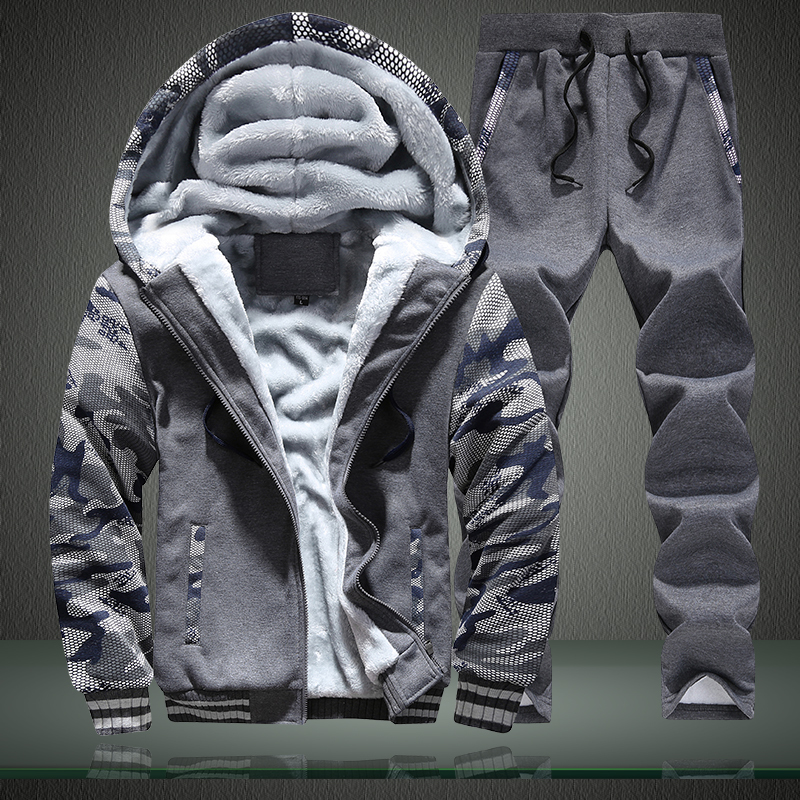 

2021 New Inverno Quente Marca Men Camisola Hoodies Conjunto Jaqueta Homens Encapuzados Sportswear Treino Engrossar Velo Ternos K122 15NB, Games