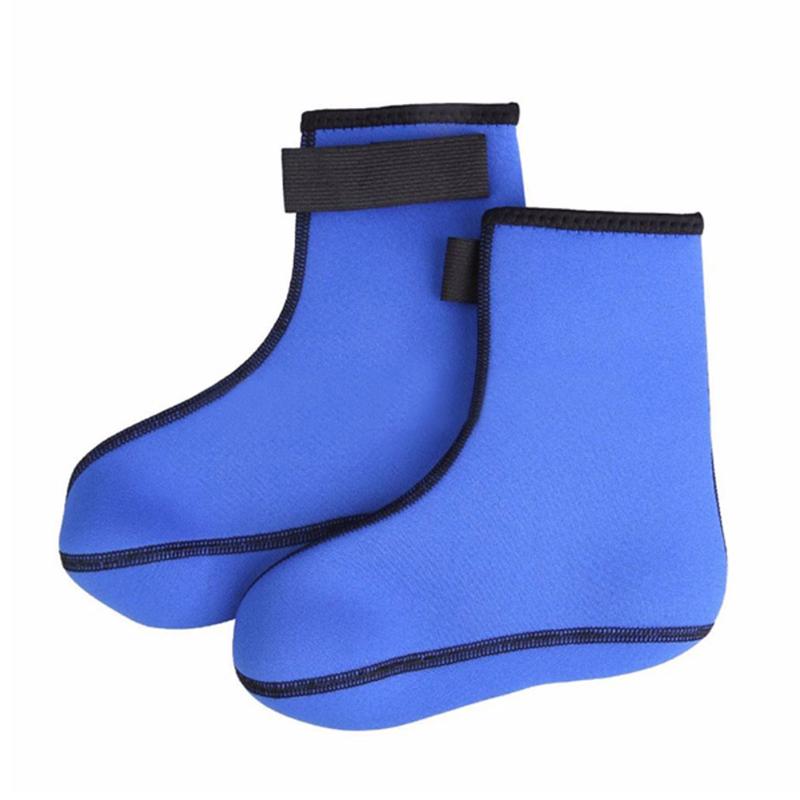 

1Pair Swimming Surfing Diving Socks 3MM Neoprene Snorkeling Boots for Water Sports BHD2, Blue
