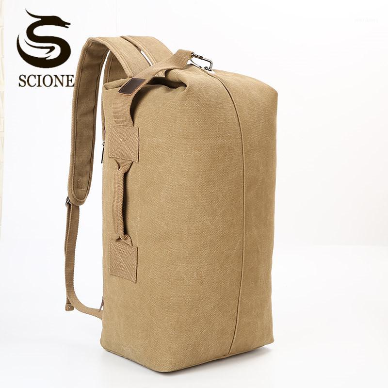 

Men Handbag Outdoor Sports Multifunction Travel Bag Unisex Canvas Bagpacks Men's Bag High Quality Casual Shoulder1, Black small