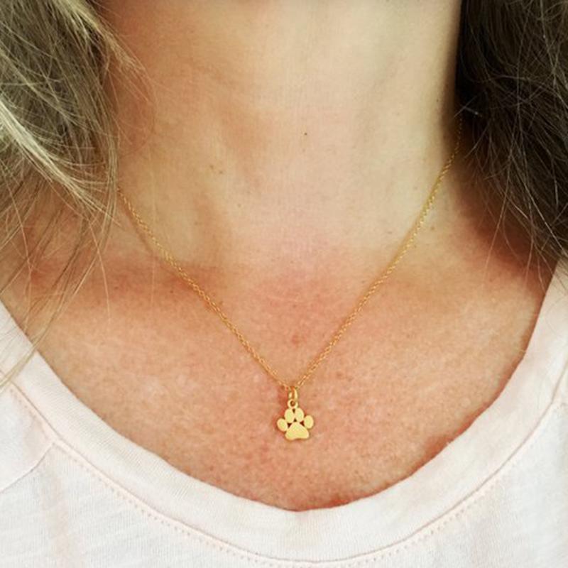 

Simple Creative Design Cute Animal Cat Pendant Necklaces Women Vintage Chains Clavicle Necklace Kolye YN1230