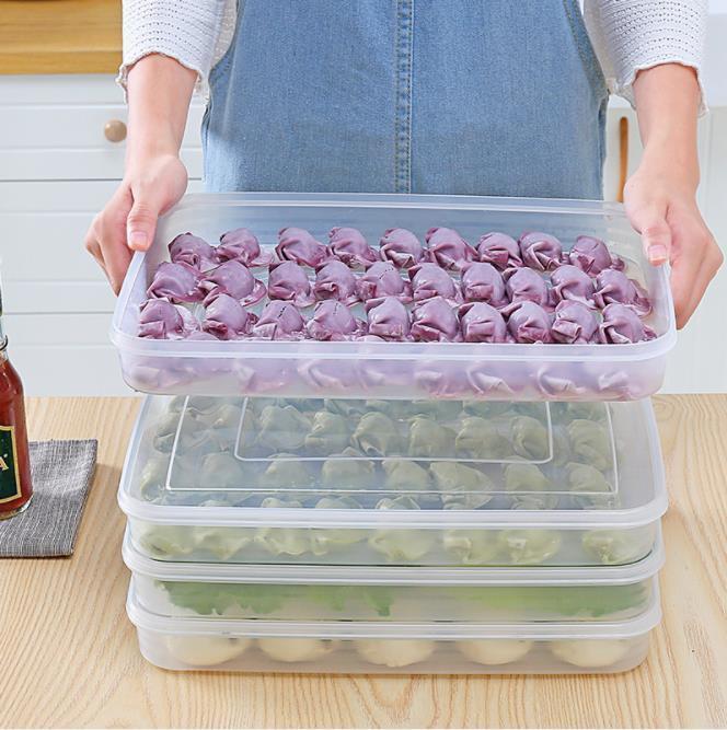 

Kitchen Storage Box Sealed Crisper Refrigerator Preservation Box Container Kitchen Storage Sorting Grains Tank Supplies1