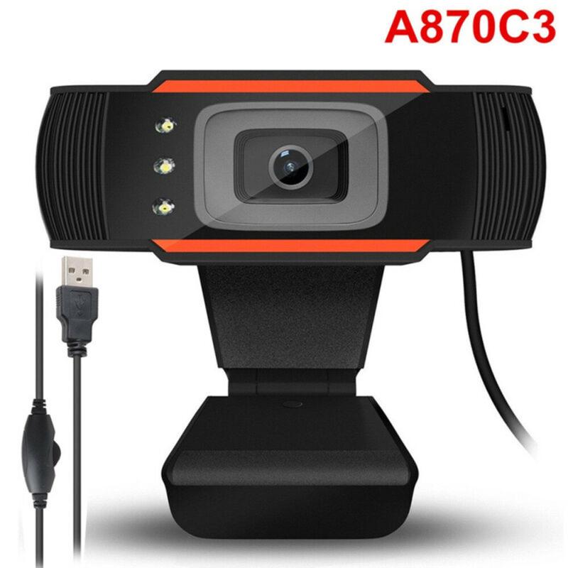 

Rotatable USB 2.0 HD Webcam PC Laptop Digital Camera 640X480 Video Recording With Microphone Widescreen Video