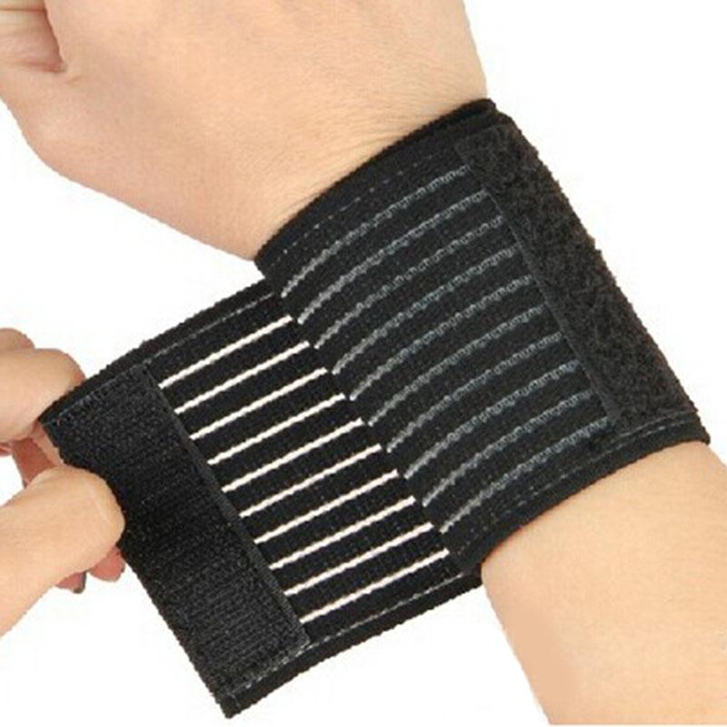 

New Knee Elbow Wrist Ankle Bondage Cuff Support Wrap Sport Bandage Compression Strap Belt Fitness Gym Brace Tape Elastic Bands, Black