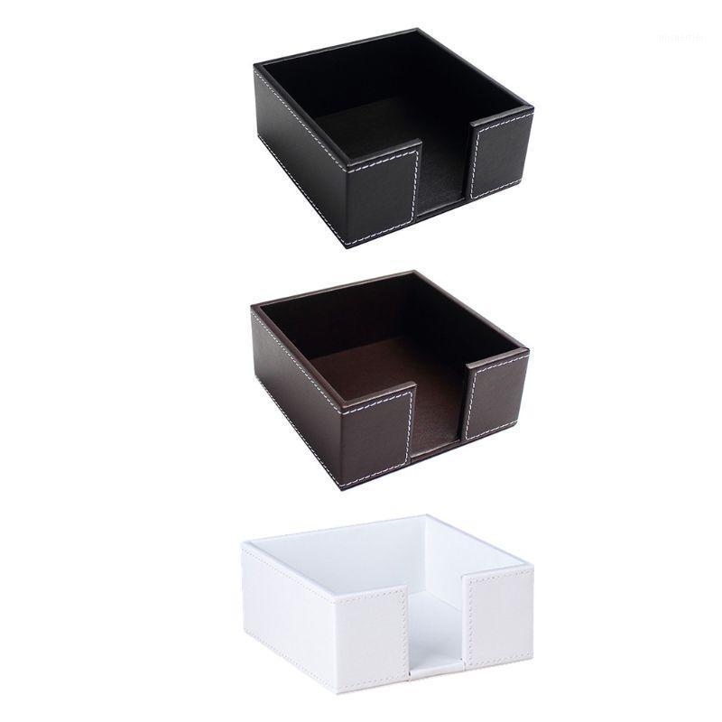 

PU Leather Square Cocktail Napkin Holder Tissue Box Paper Serviette Dispenser Bar Caddy for Dining Table Hotel Office Home Decor1