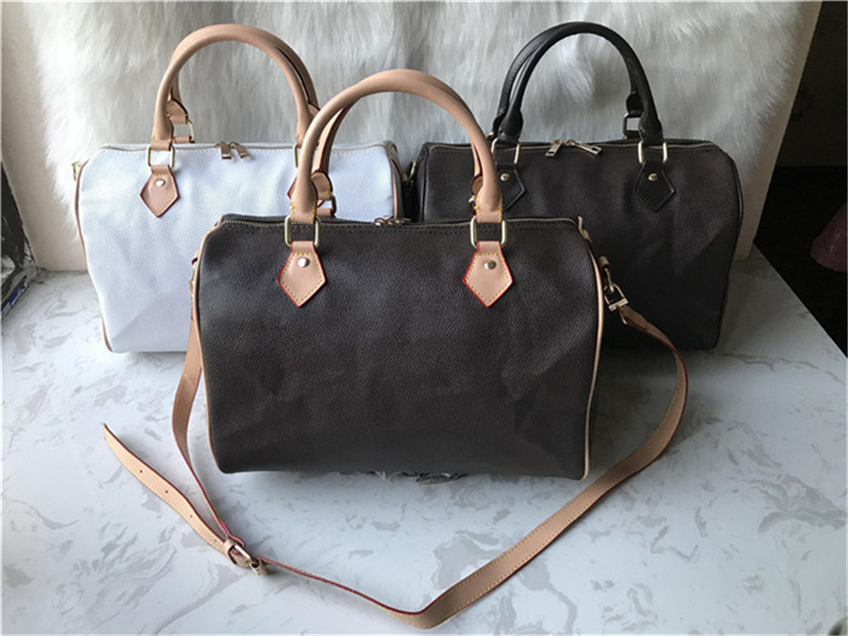 

ZZ Fashion Women Designer Handbags Pu Leather Totes Printing Grid Shoulder Bags Backpacks Crossbody Bags Wallets Purse 29*18*21cm, 01 coffee grid