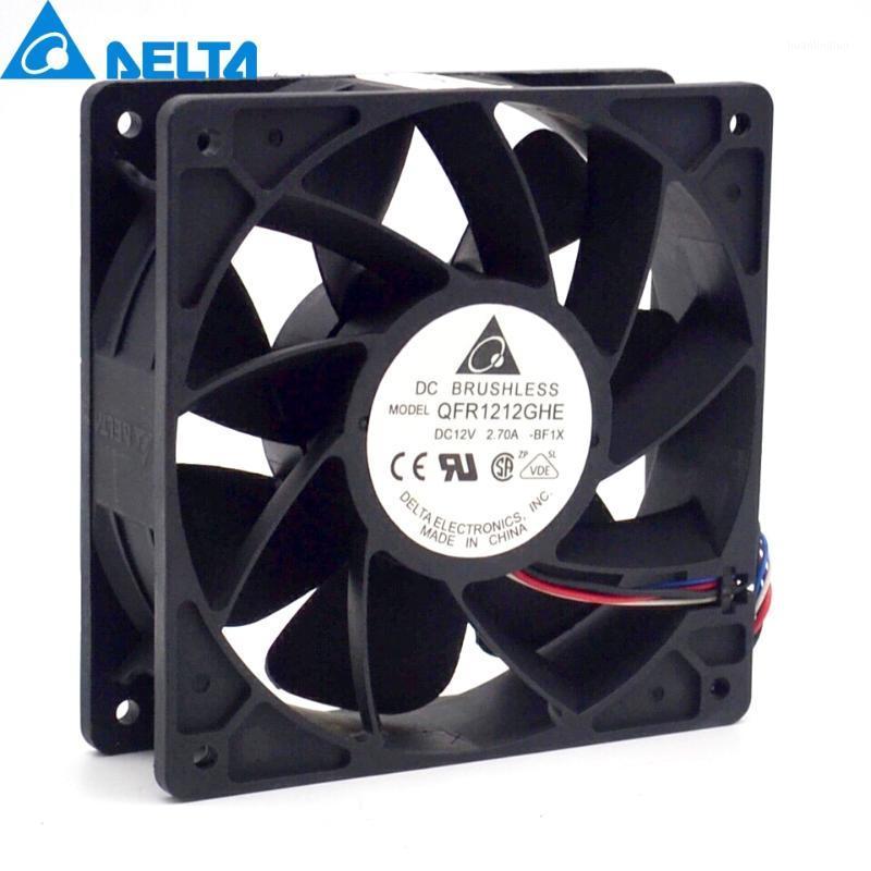 

Fans & Coolings Original Delta QFR1212GHE 12V 2.70A 12038 12CM 6000RPM Server Fan Cooling1