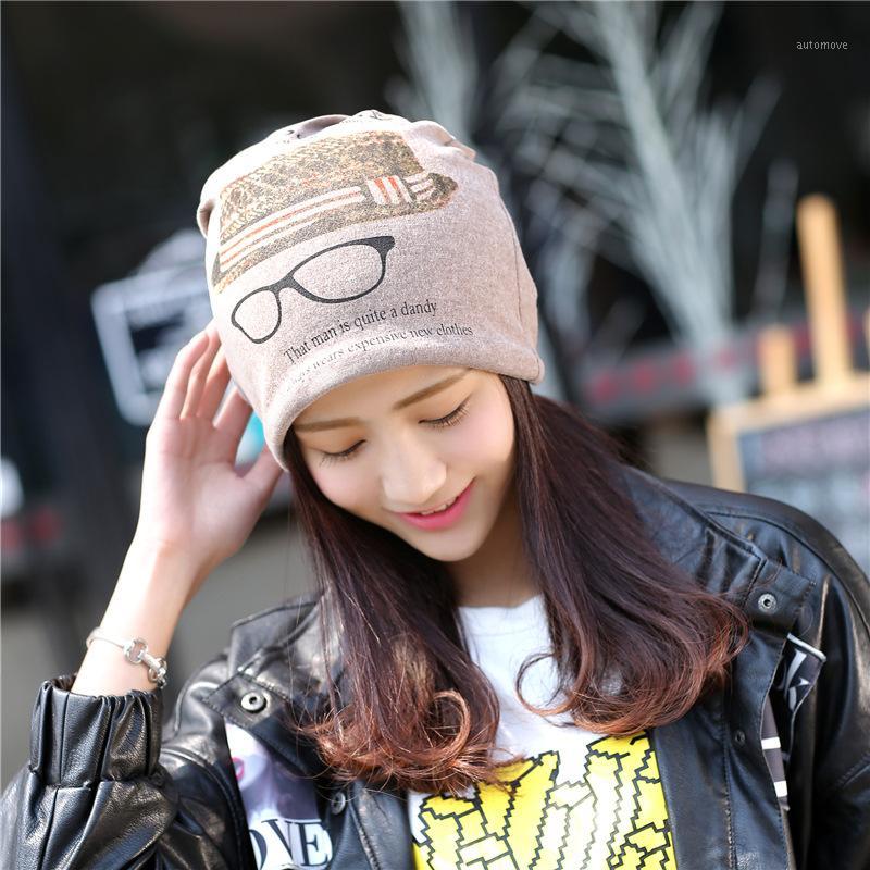 

new summer printing hats cotton cap 2020 riding head hat women Skullies & Beanies1