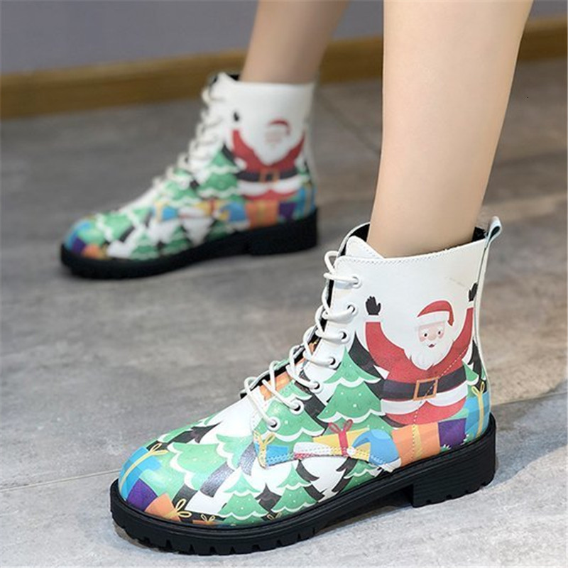 

Winter Snowboots 2021 New Festive Short Round Toe Mid-cut Riding Casual Women's Boots Crra, 222-01