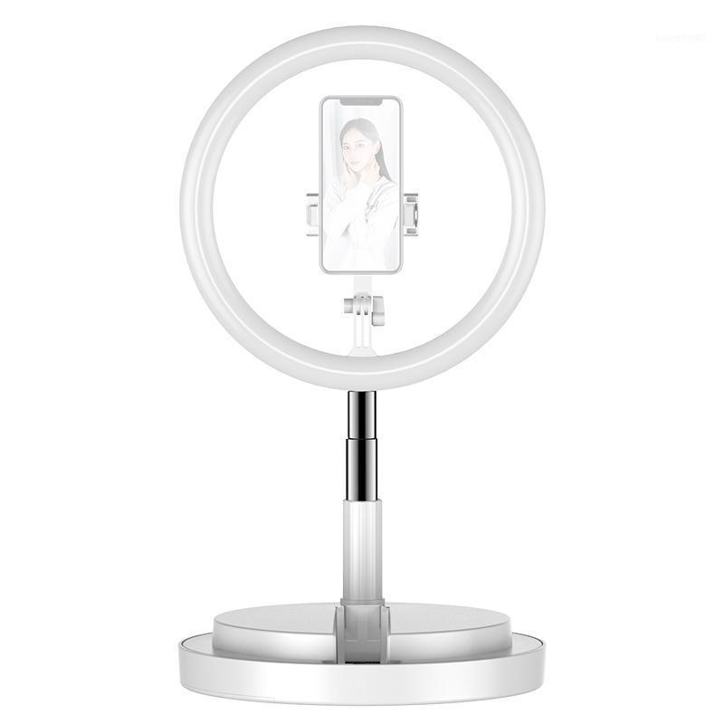 

LED Selfie Ring Light Folding Fill Light Bracket Dimmable Beauty Ringlight for Live Stream/Makeup/YouTube Video1