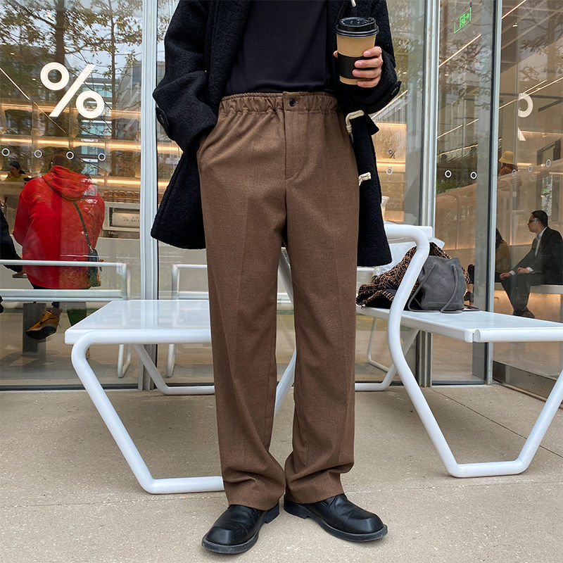 

Men's Underwear 2021 Autumn Thin New Pure Fashion Trousers Youth Clothes T7S9, Black