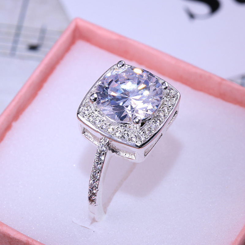 

Hot Accessories Shine Creative Zircon Women's Ring Hand Ornaments Eight Heart Eight Arrow Zircon Ring Wholesale