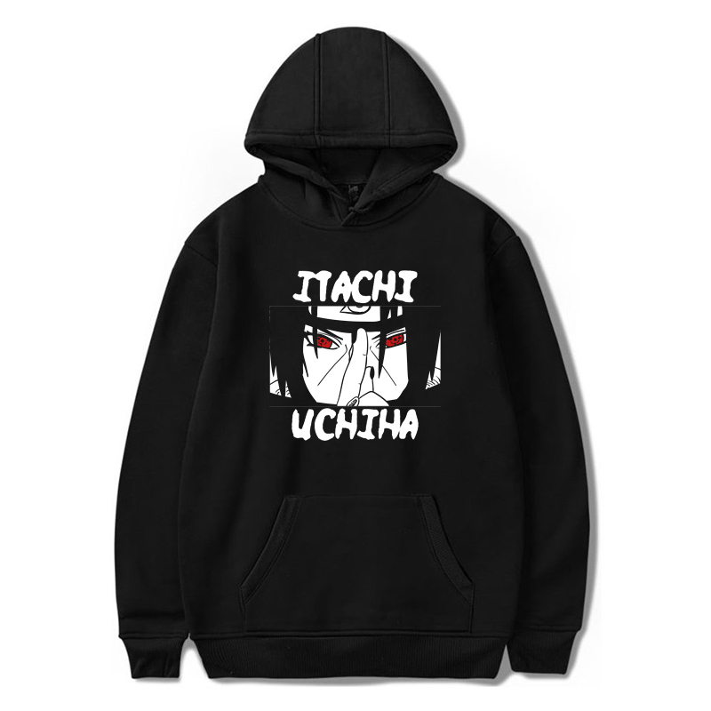 

Hoodies Unisex Naruto Akatsuki Harajuku Japanse Anime Uchiha Itachi Gedrukt Hoodie Mannen/Vrouwen Streetwear Japan Stijl X1022, Blue