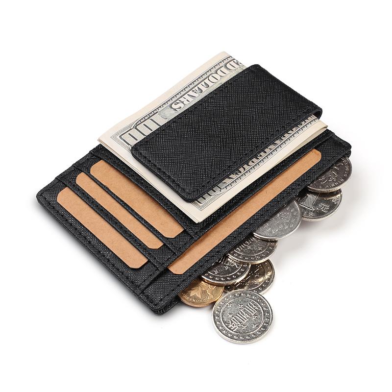 

New Business men's Wallet Short Vertical Male Coin Purse Casual multi-function Card Holders Bag Buckle Folding, 1228 black