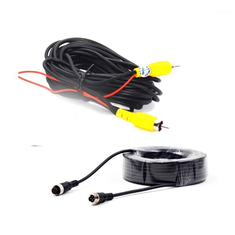 

BYNCG AV Cable Universal auto RCA AV Cable wire harness for car rear view camera parking 6m video extension Free shipping1