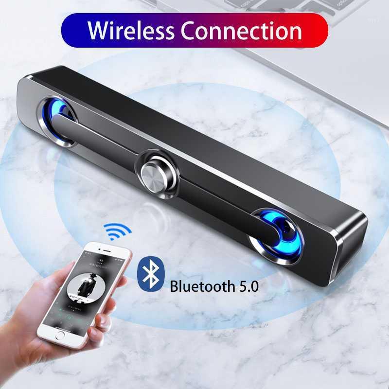 

2020 New V-111 Computer Audio Desktop Home Small Speaker Notebook Big Speaker Usb Long Strip Mini Portable Bluetooth1