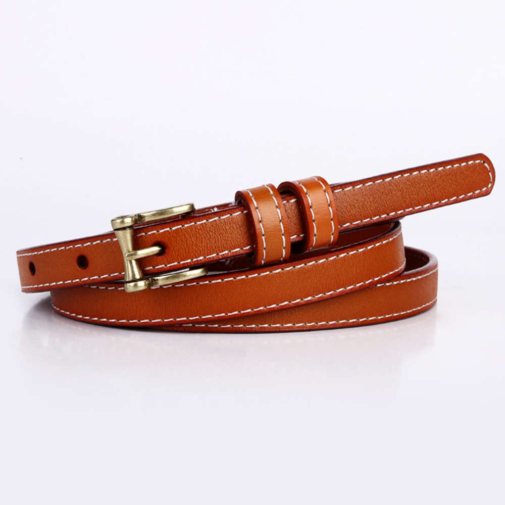 

New Korean women's leather belt for spring and summer 2020, Black