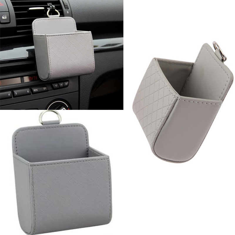 

For All Cadillac Car vehicle Model Front Centre Air Outlet Organizer Holder Storage PU TRIM Black Brown Grey