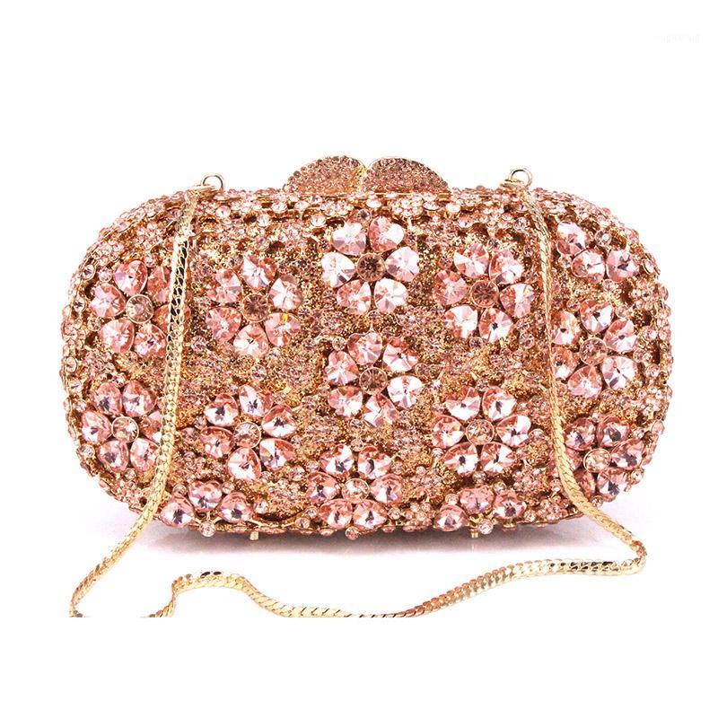 

XIYUAN Luxury Handmade blue green Diamond Clutches Luxury Women Small Purse Evening Bag Personality Clutch Wallet bag1, Color same picture