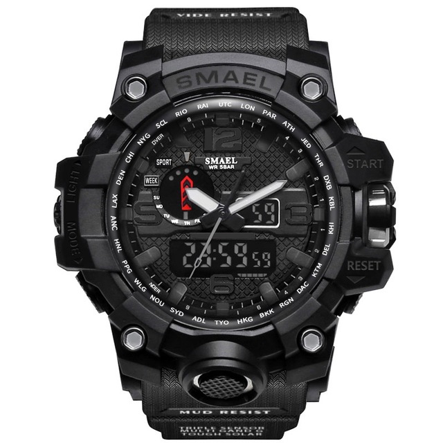 

Mens Fashion Sports Watches Designer LED Digital Watch Military Wristwatches 50m Waterproof Sport Men Luxury Wristwatch Montre Homme