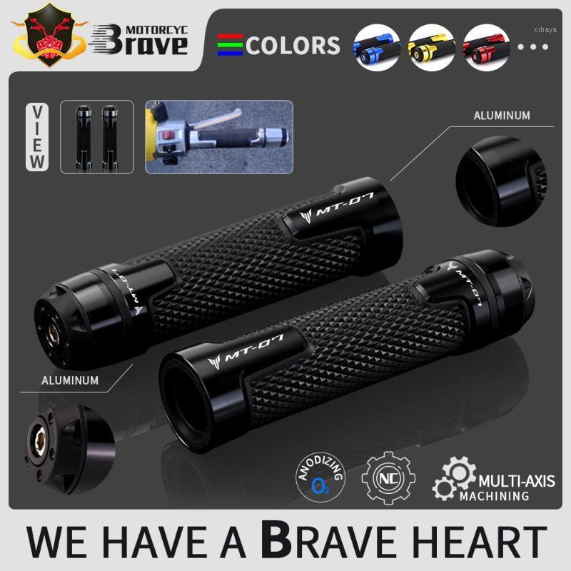 

7/8''22mm For MT07 FZ07 mt-07 fz-07 2014 2020 2020 Motorcycle Rubber Hand Grip Bar handlebar grips1