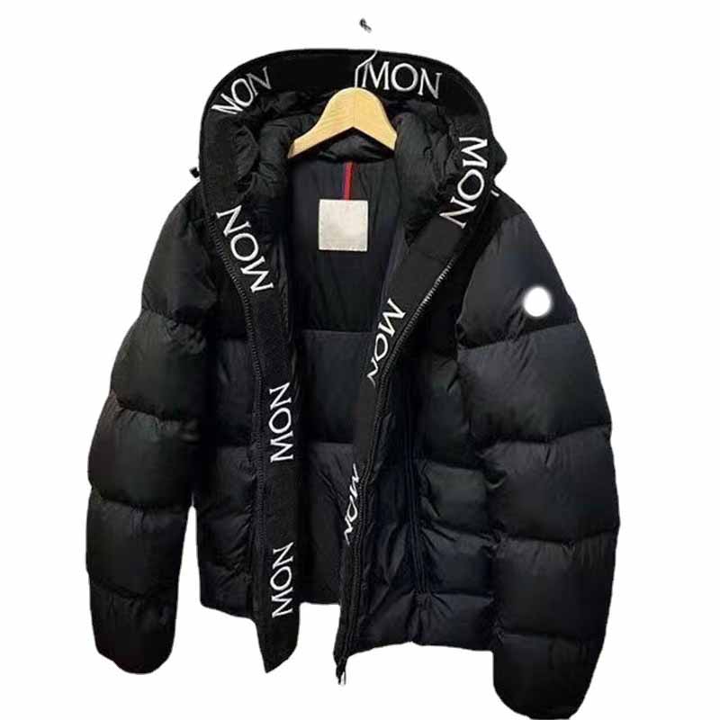 

Winter coat mens jacket down parkas coats hooded top quality men women casual outdoor feather outwear keep warm thick double zipper Men's Clothing, Black