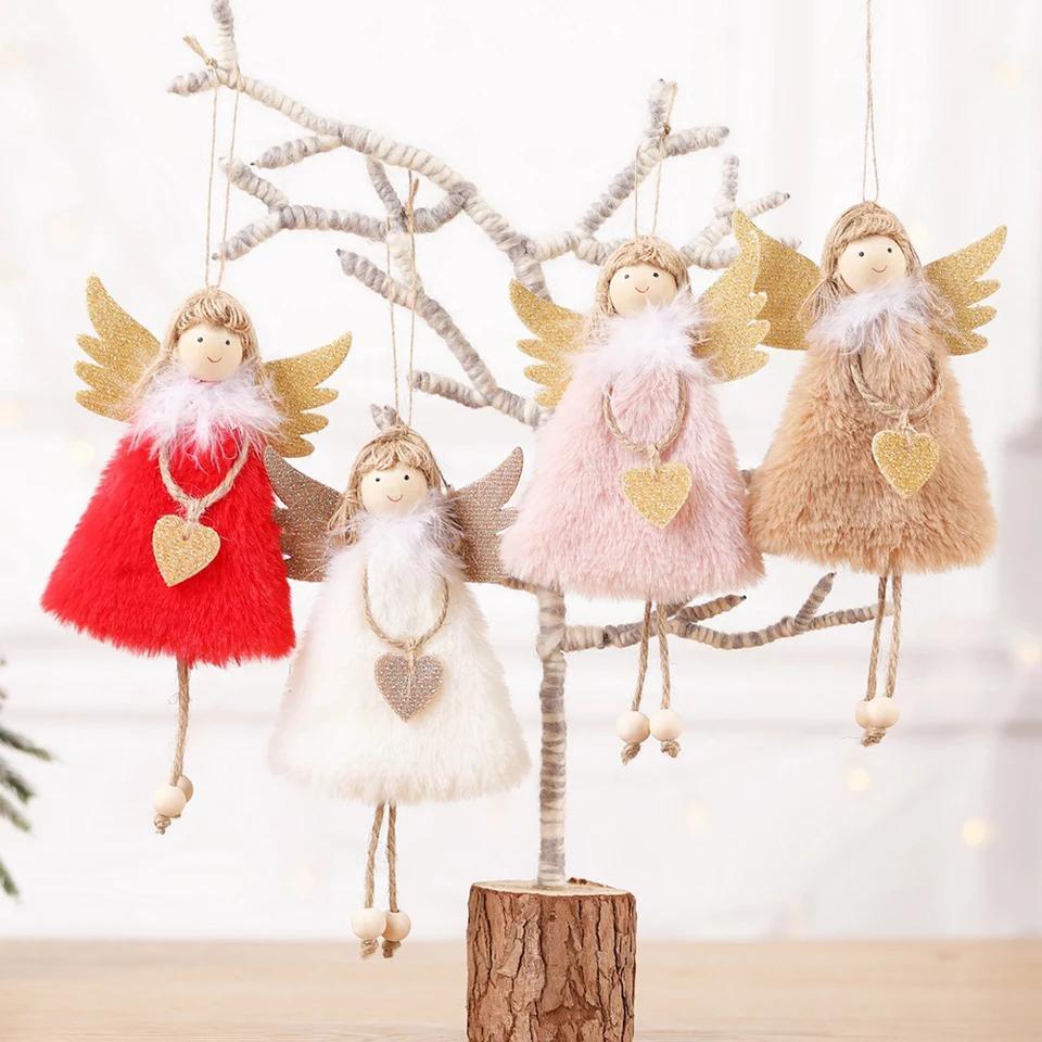 

Angle Pendant Xmas Tree Hanging Drop Ornament Doll Decoration For Home Gift New Year Navidad Party Supplies for Christmas