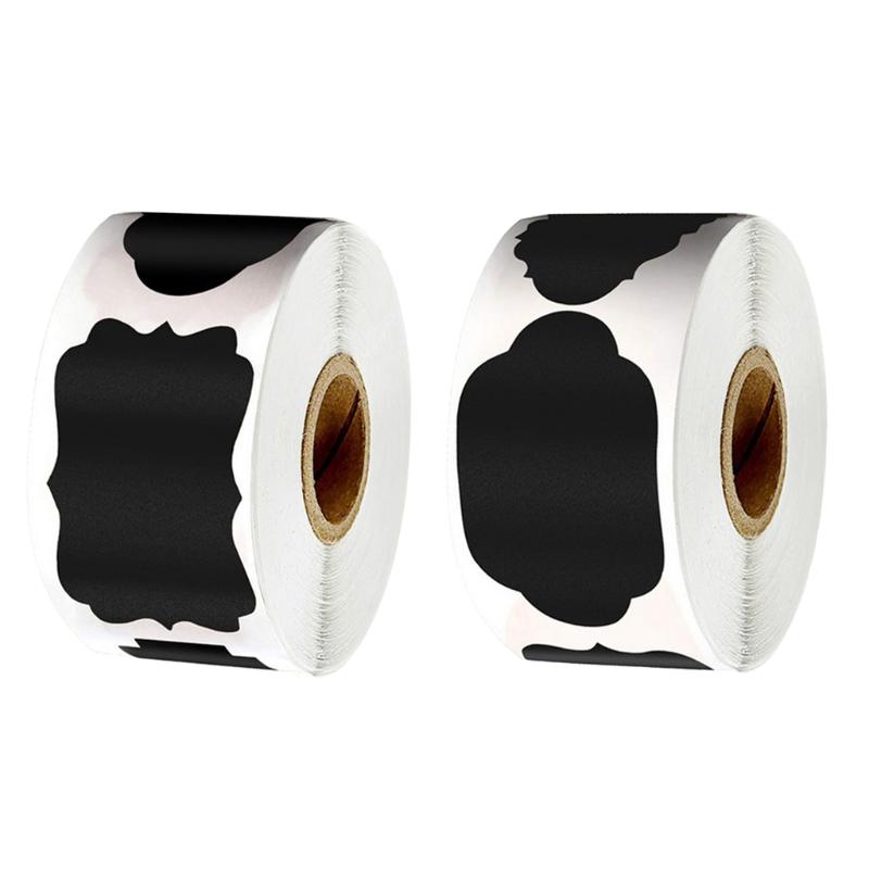 

300pcs Kitchen Glass Jar Labels Craft Chalkboard Blackboard Waterproof Stickers