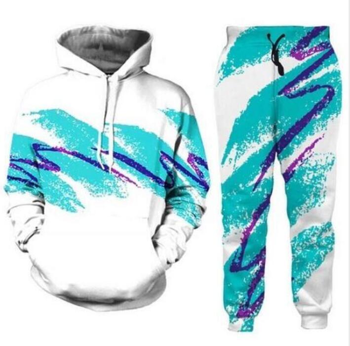 

2022 New Men/Womens 90s Jazz Solo Funny 3D Print Fashion Tracksuits Hip Hop Pants + Hoodies ok03, As shown