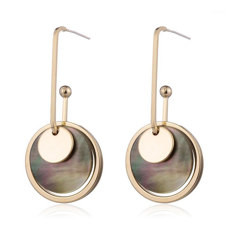 

HONGYE Vintage Jewelry Women Earrings Copper Shell Drop Earrings Femme brincos 2020 New Arrive Dangling1