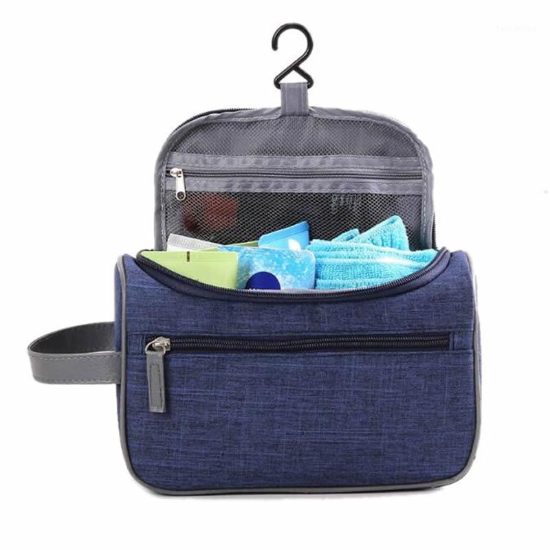 

Casual Men Hanging Toiletry Bag Women Big Travel Make Up Cosmetic Bag Zipper Makeup Organizer Storage Pouch Wash Kit Bath Box1