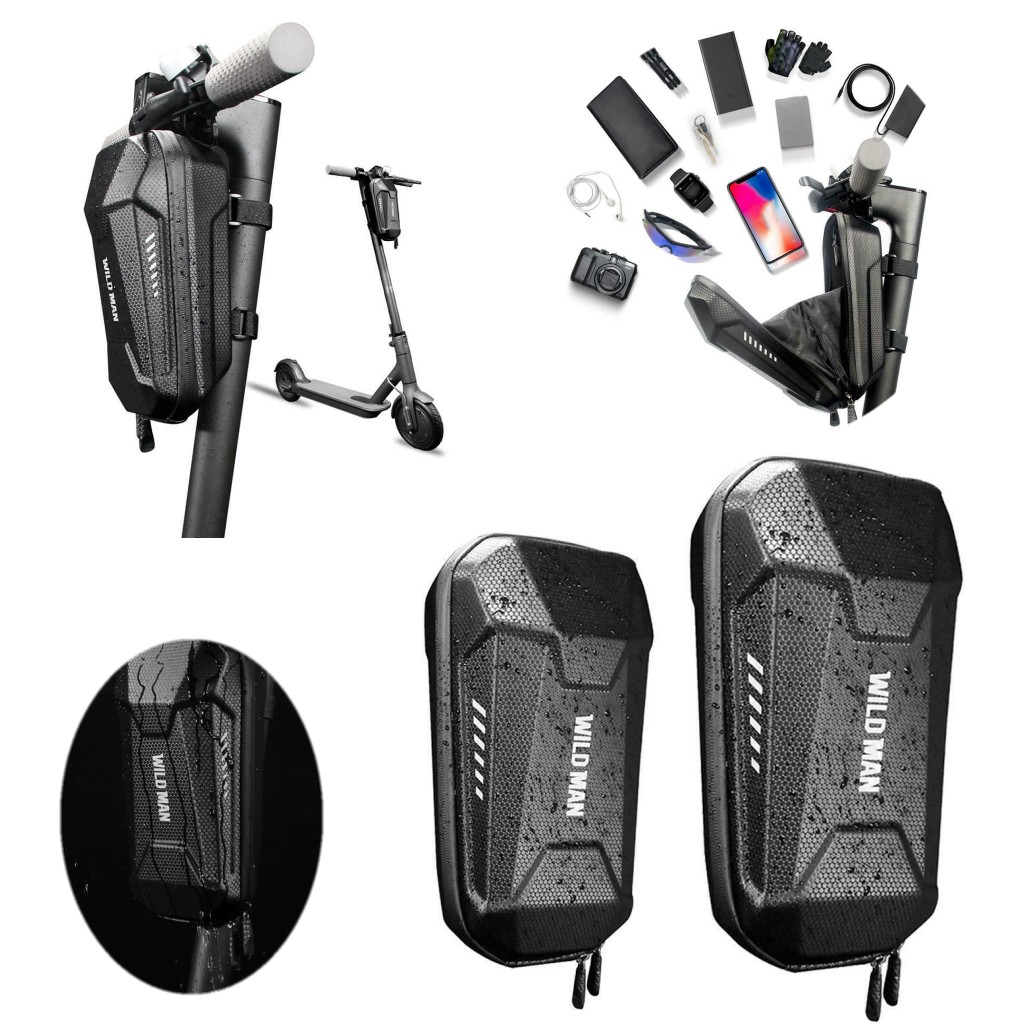 

Electric Scooter EVA Hard Shell Bags Balance Car Front Bag Folding Bike Bicycle Waterproof Hanging Pack Suspension Handle Bar Storage
