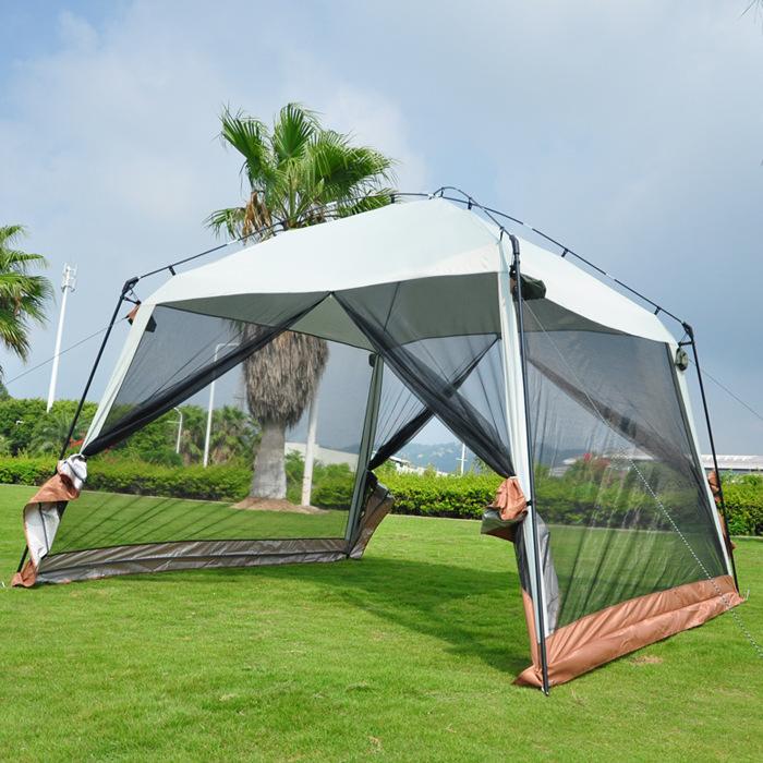 

Outdoor pergola Courtyard camping barbecue awning 10-person pergola canopy tent